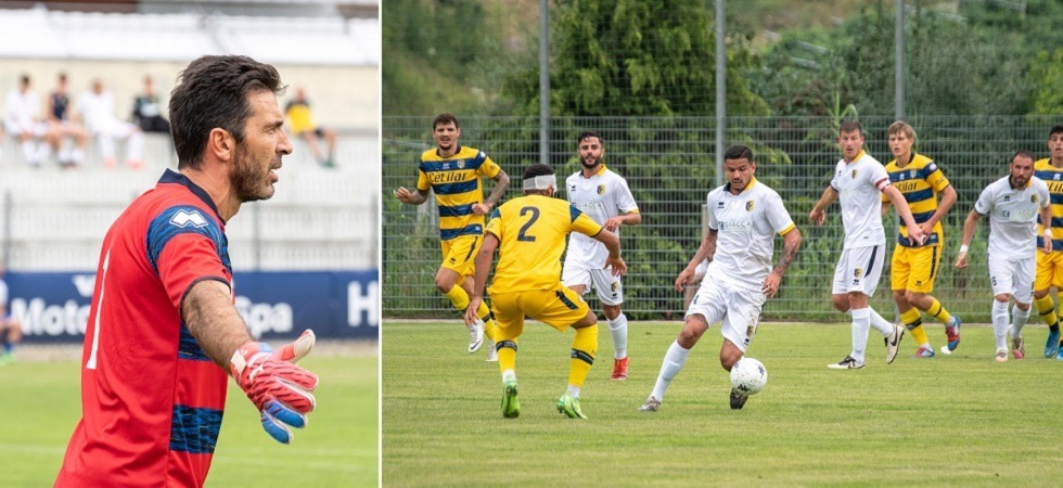 Il Parma di Maresca in panchina e Buffon in porta cala il poker al Trento